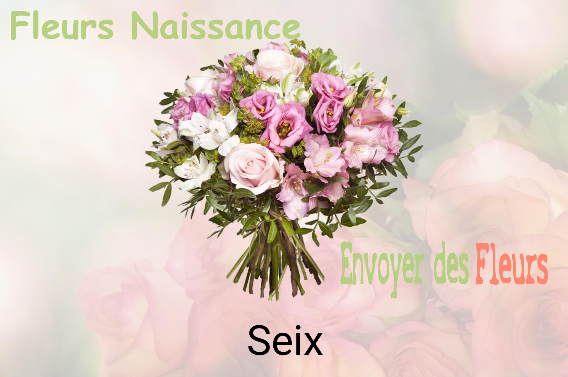 Bouquet de fleurs de naissance livré à Seix
